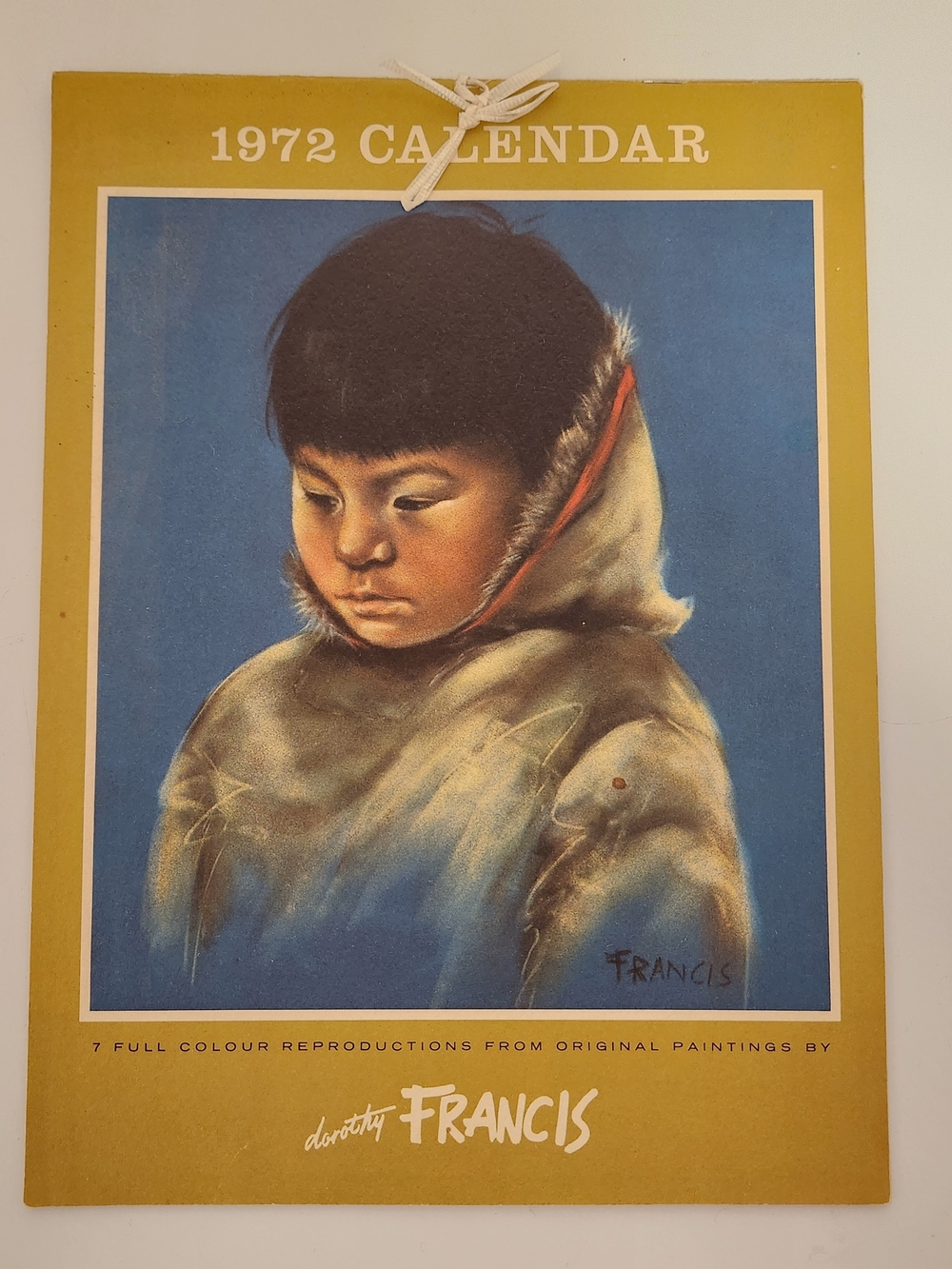 Vintage Dorothy Francis Calandar For Framing Or Art Reference